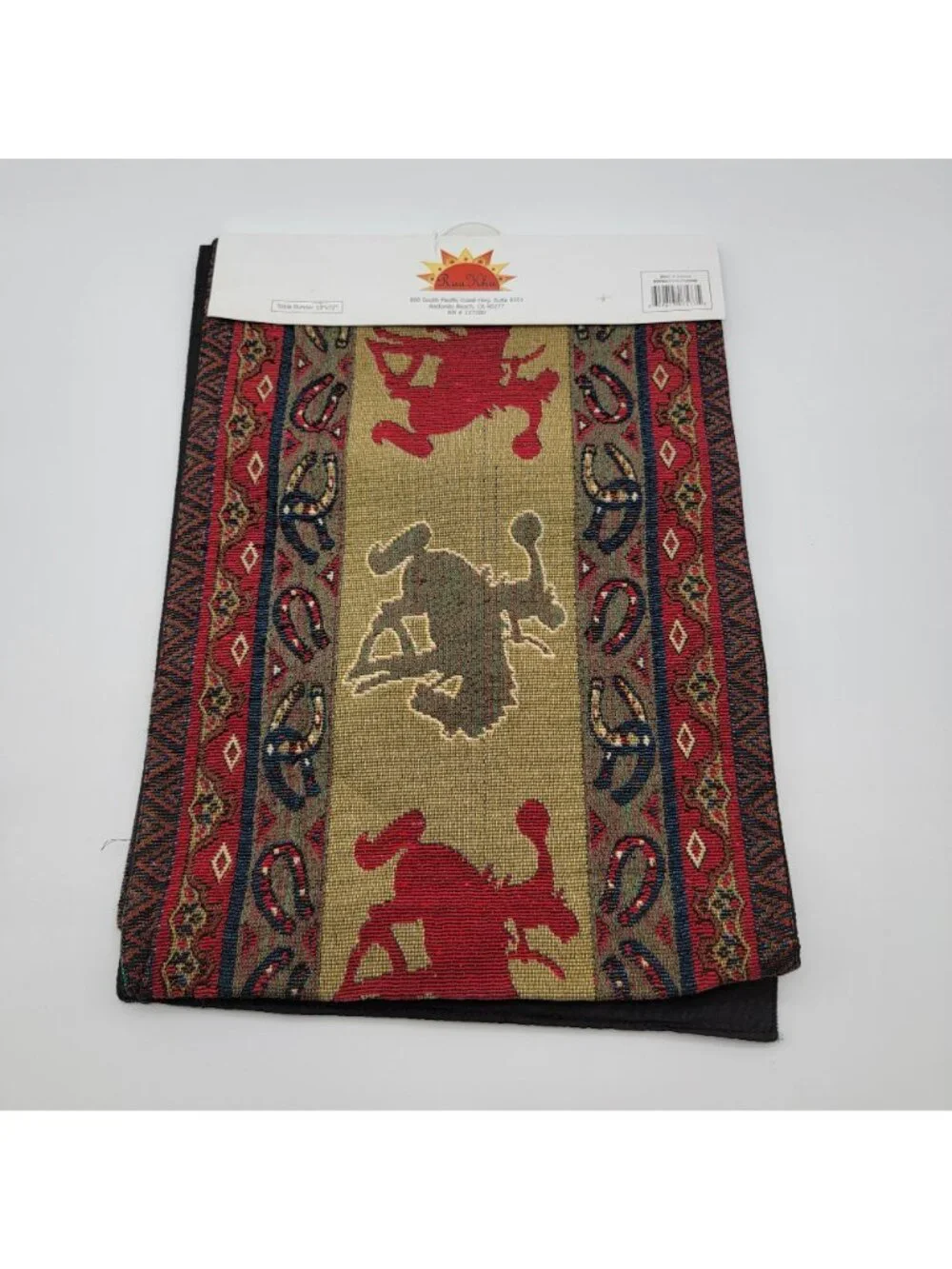 Cowboy Western Jacquard Table Runner